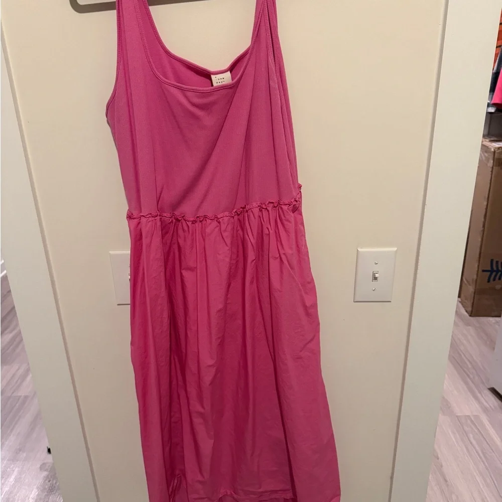 A New Day Pink Midi Dress
